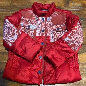 Kids Roberto Cavalli puffer coat